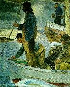 Carl Wilhelmson for vart dagliga brod oil on canvas